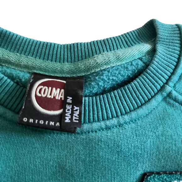 Colmar boys green patch applique sweatshirt size 8 - Picture 4 of 8